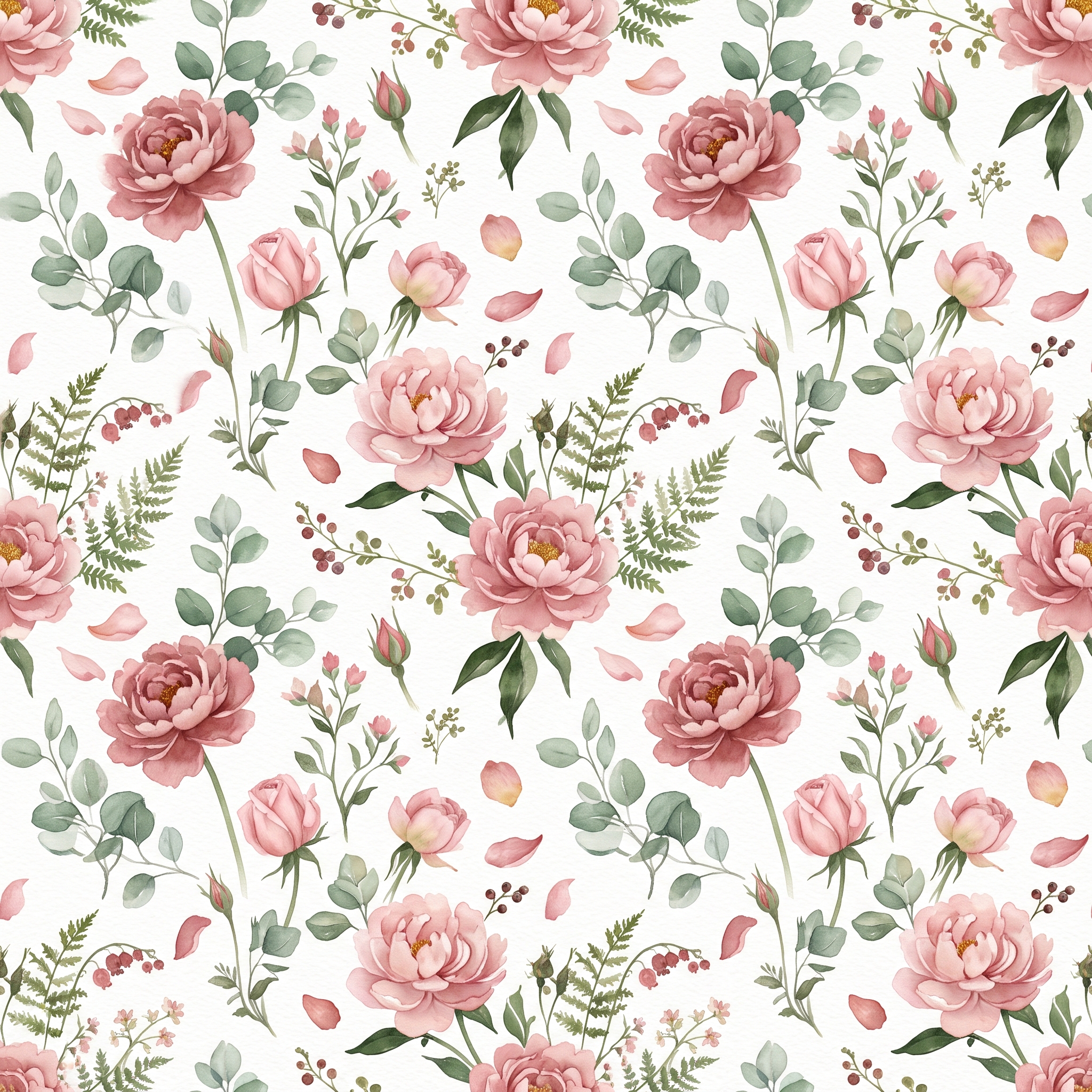 Exifio seamless floral pattern metadata generator and textile tagging