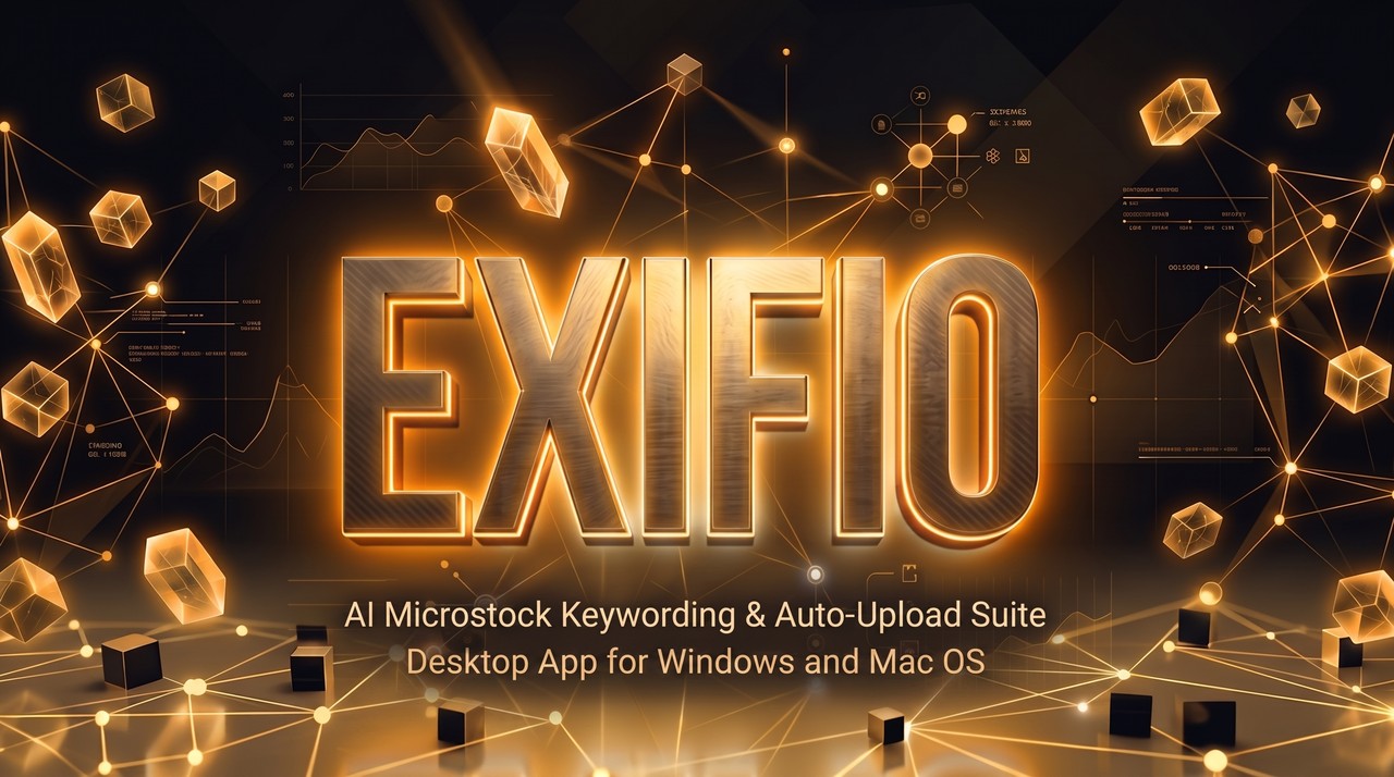 Exifio — AI Microstock Keywording & Auto-Upload Suite